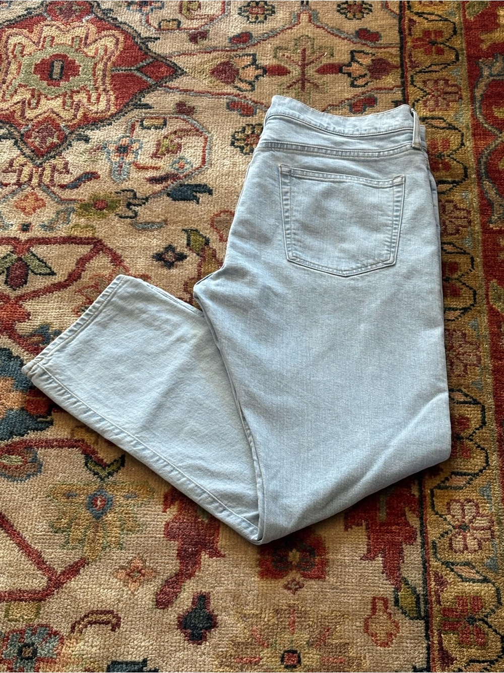J. Crew Men’s Light Wash 770 Stretch Straight Leg Jeans